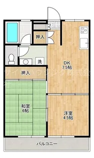 西青木マンション【2階】の間取り