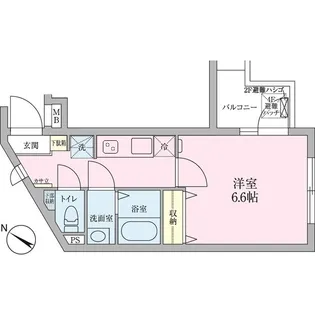 モン・シャトー代々木【1階】の間取り