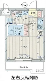 ルーブル武蔵新城弐番館【3階】の間取り