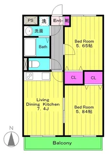 パストラル【3階】の間取り