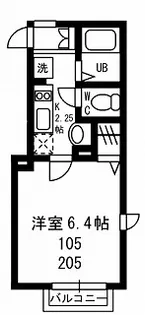 エム白金【2階】の間取り