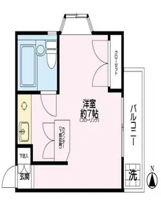 シェソワウィン【3階】の間取り