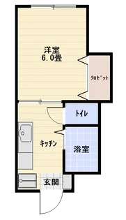 サンライズ上宇部【3階】の間取り