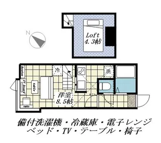 SONIA IV【1階】の間取り