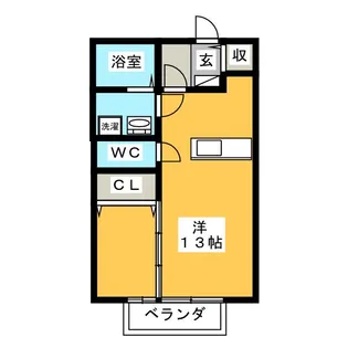 コンフォート ヴィラ【1階】の間取り