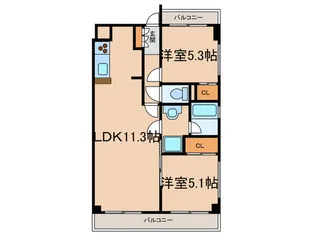ステラ清里【2階】の間取り