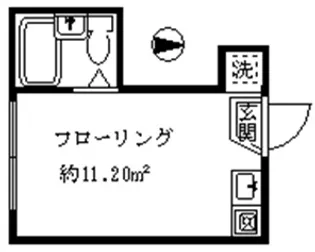 ライフピア東中野A棟【1階】の間取り
