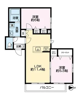 ピノメゾン【2階】の間取り