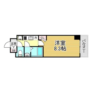 ファーストフィオーレ東灘【7階】の間取り