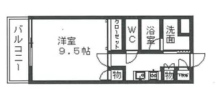 プレミア泉崎【2階】の間取り