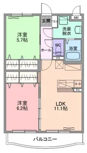 クレスト石上【1階】の間取り