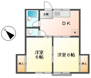 NKハイム【1階】の間取り