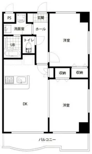 ベルタソーレ【3階】の間取り