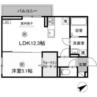 Hau`oli Residence【2階】の間取り