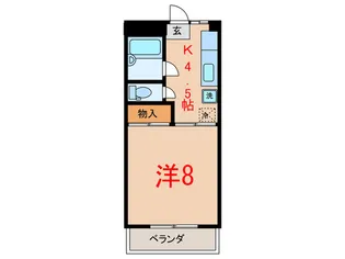 深谷ハイツ【3階】の間取り