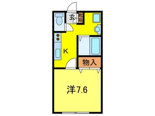 大発瓢箪山マンション【3階】の間取り
