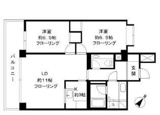 コリーヌ代官山【3階】の間取り