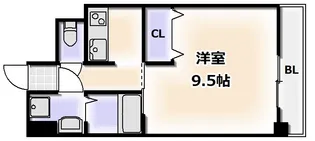 レバンガABENO AP【3階】の間取り