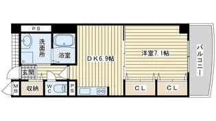 ノース・エクセレント・春日【3階】の間取り