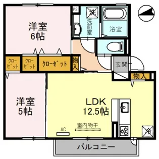 Fortune Garden(フォーチュンガーデン)【2階】の間取り