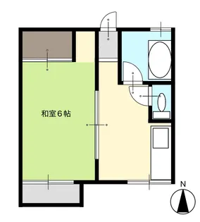 ベルテ石神井【2階】の間取り