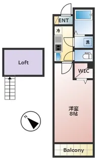 cherish【3階】の間取り