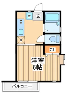 レクス大倉山【2階】の間取り