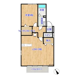 ヴィラグレイス ABC【2階】の間取り