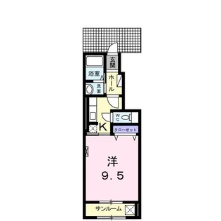 エクラVII【1階】の間取り