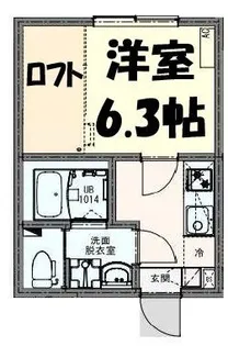 KLEIS岩槻2【1階】の間取り