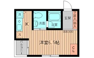 NERV西早稲田【1階】の間取り