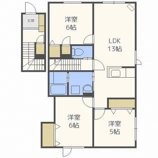 正和パレスA棟【2階】の間取り