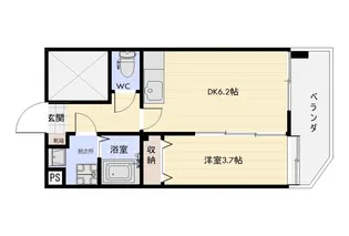 AQUA TERRACE【9階】の間取り