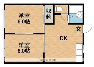 フォーブルルネサンスII【2階】の間取り