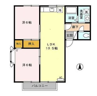 トゥインクル エステート【2階】の間取り