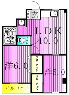 アイビーハイツ【2階】の間取り