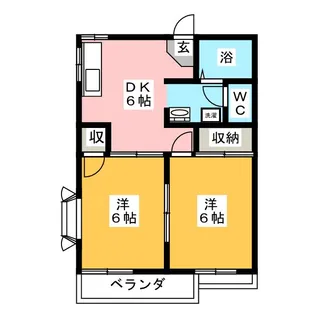 センテナリーII【2階】の間取り