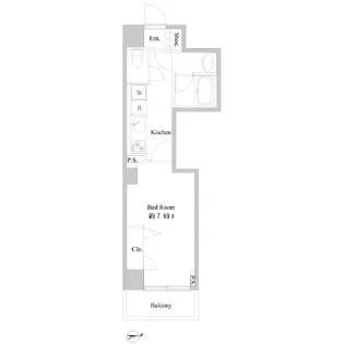 スターライト浅草【6階】の間取り