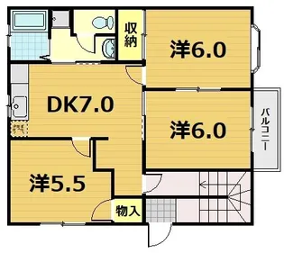 ファミール【2階】の間取り