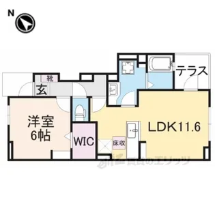 メゾンルミエール【1階】の間取り
