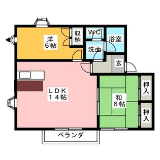 アーバニアIG A棟【2階】の間取り
