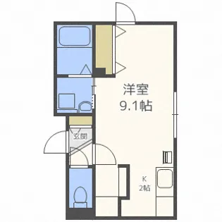 北海道札幌市手稲区前田八条17【アパート】の間取り