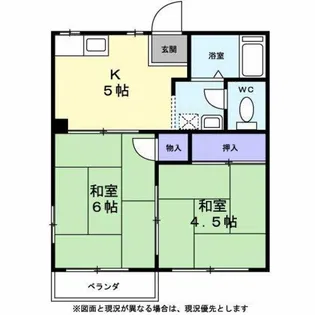 タウニー稲美B【1階】の間取り