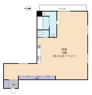 大江戸コーポ【3階】の間取り