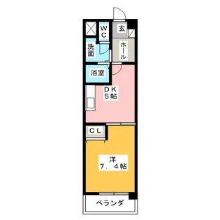 グランドステイ並木【6階】の間取り