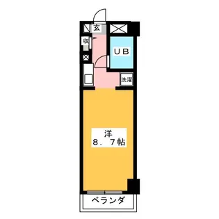 CASSIA南浦和【8階】の間取り