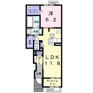 アダージョ【1階】の間取り