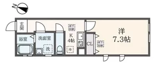 モントレゾール【1階】の間取り