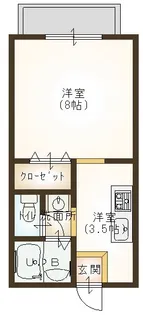 リブレット【2階】の間取り