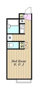 レオパレスアルカディア【2階】の間取り